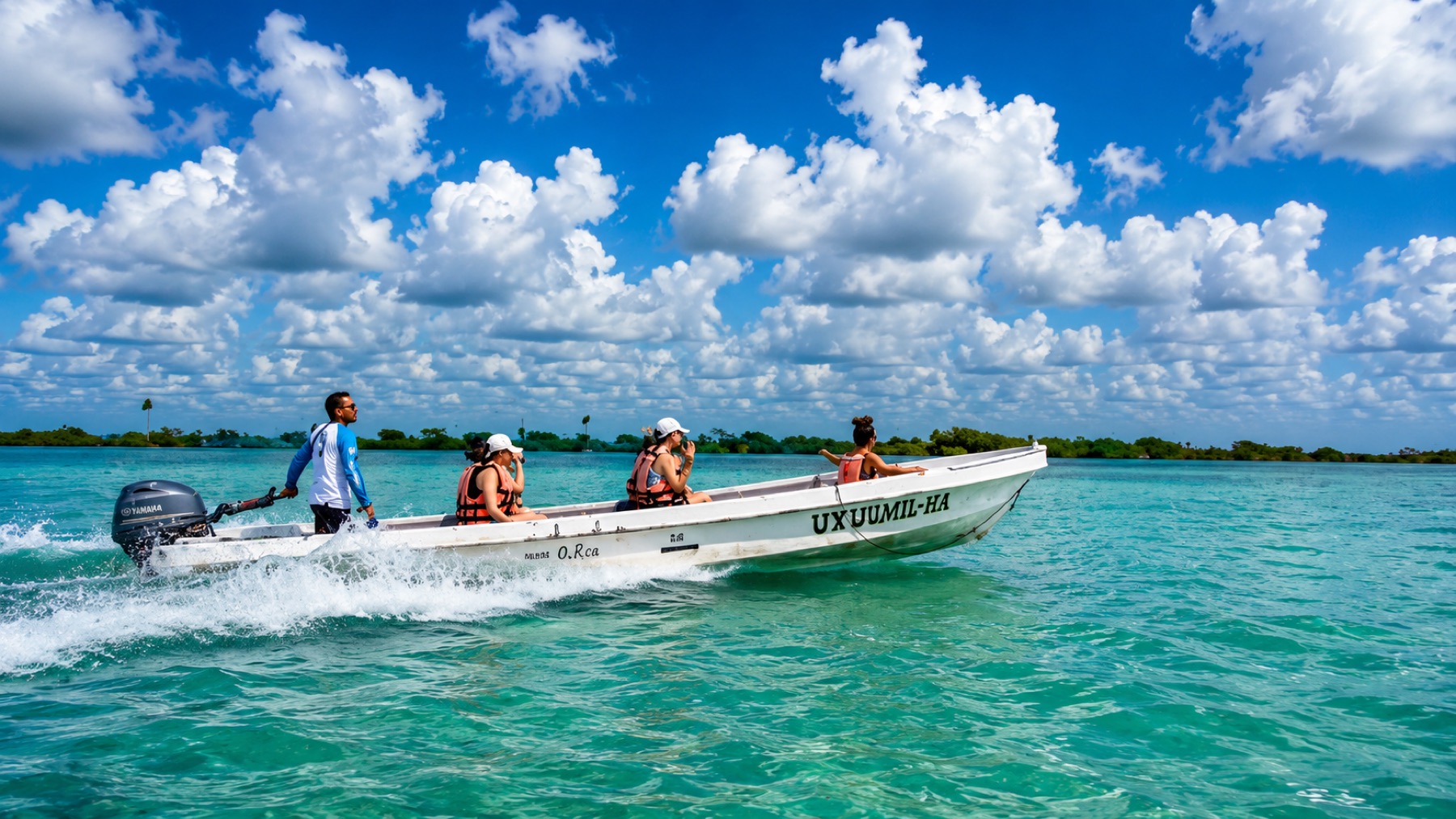 Boat on the lagoon