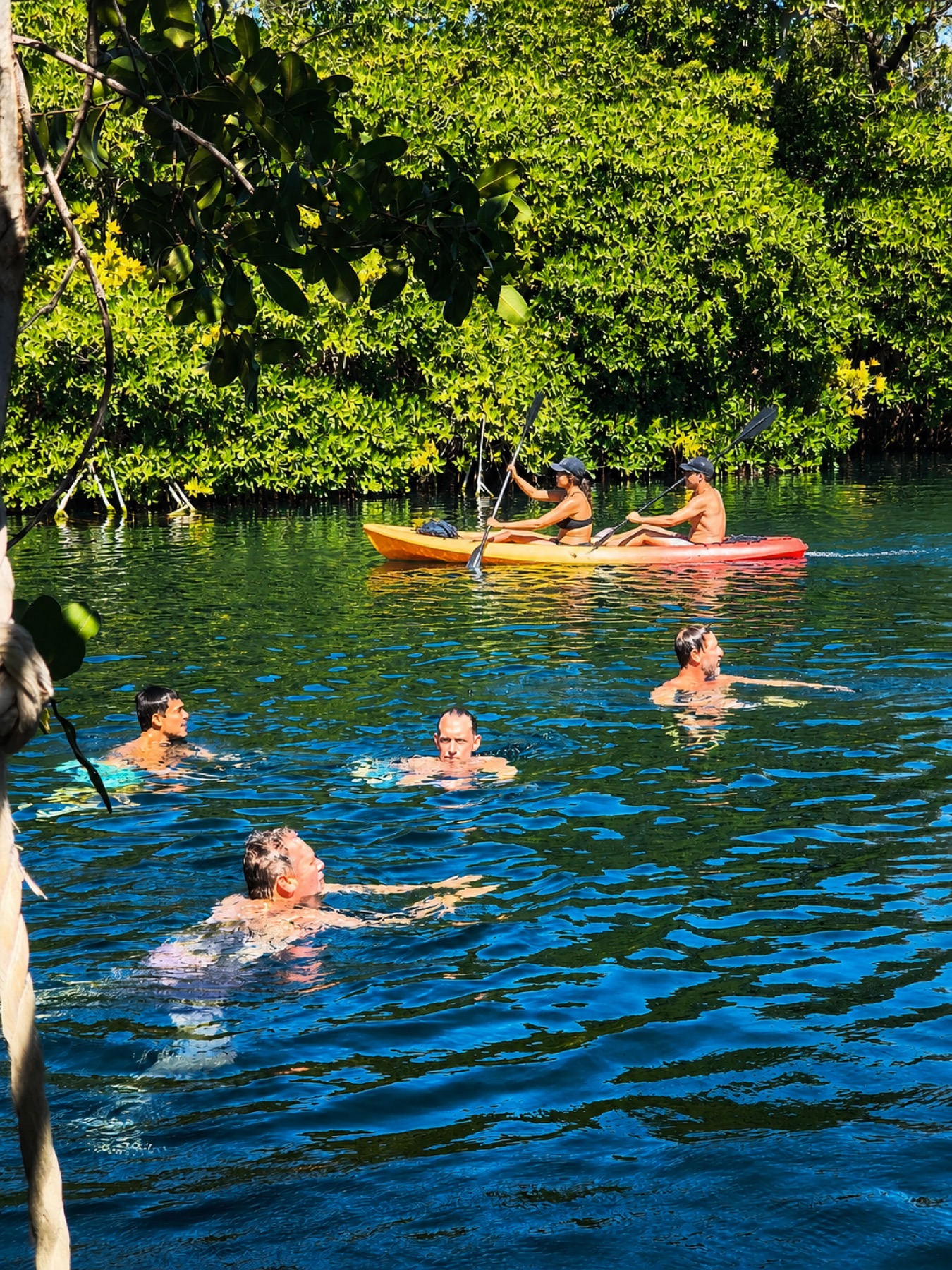 Kayaking the Caribbean coast
